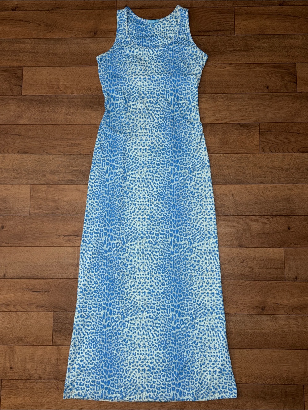 J. McLaughlin Size Extra Small Blue Animal Print Maxi Dress Catalina Cloth XS